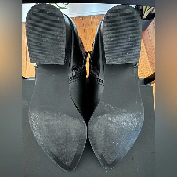 Betsey Johnson Edison Black Rhinestone Star Women's Boots  Size 8.5 - Picture 5 of 10